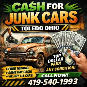 cash for junk cars Toledo Ohio